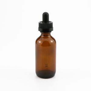 2 ওজ ব্রাউন গ্লাস বোতল