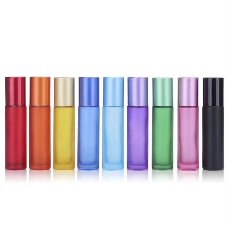কাস্টমাইজড রোল অন বোতল 10ml গ্লাস রোল অন বোতলে
